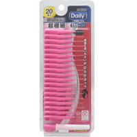 EBISU Daily Type Interdental Brush - Ёршик межзубный ПРЯМОЙ ФОРМЫ на короткой эргономичной ручке (с колпачком) 20шт.