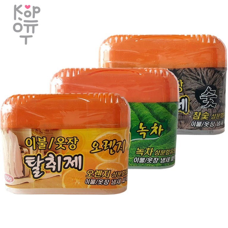 HAPPYROOM Поглотитель запахов для шкафов и комодов 150гр., купить с доставкой на дом фото 1 &mdash; Корейские товары для всей семьи(КорОпт)