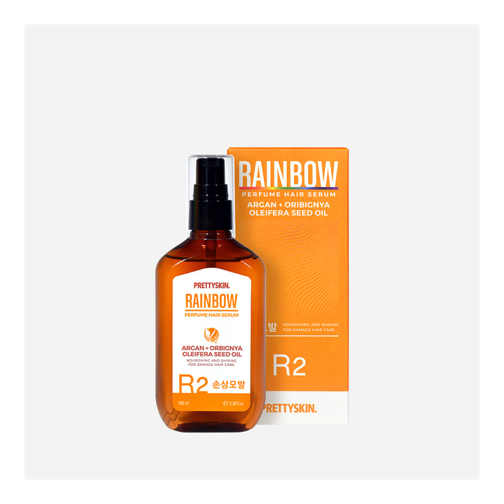 PrettySkin Rainbow Perfume Hair Serum R2 - Сыворотка для волос с маслом аргановых косточек и маслом семян бабассу 100 мл