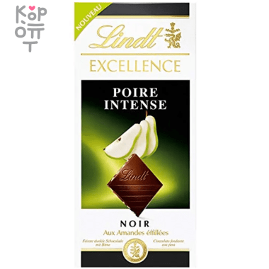 Шоколад Excellence Темный с грушей, Lindt, 100гр. &mdash; Корейские товары для всей семьи(КорОпт)