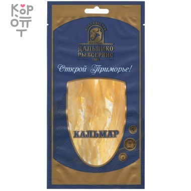 Кальмар командорский сушено-вяленый филе, Дальпико-Рыбсервис, 50гр &mdash; Корейские товары для всей семьи(КорОпт)