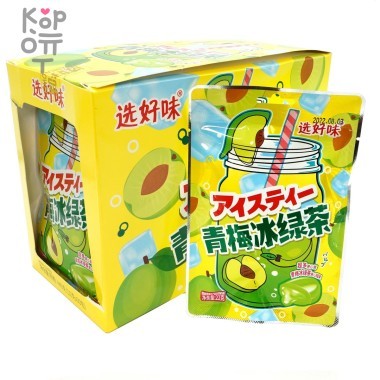 Леденцовая карамель Plum in the Iced Green tea Candy - со вкусом Сливы с зеленым чаем — Корейские товары для всей семьи(КорОпт)