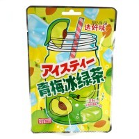 Леденцовая карамель Plum in the Iced Green tea Candy - со вкусом Сливы с зеленым чаем