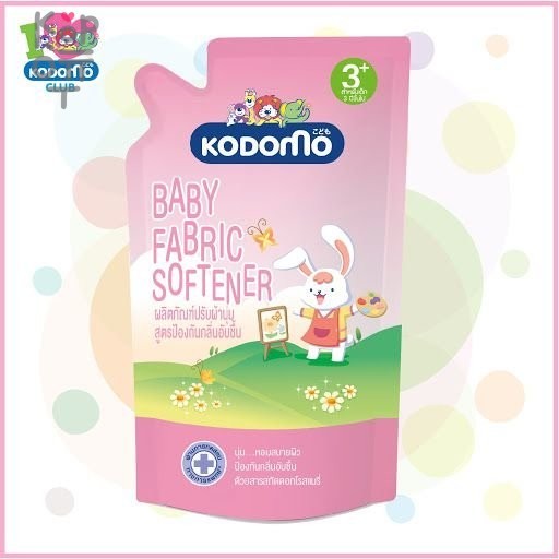 LION Kodomo - Кондиционер для детских вещей, мягкая упаковка, 600мл., купить с доставкой на дом фото 1 — Корейские товары для всей семьи(КорОпт)