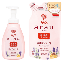Saraya Foam Body Soap - Пенный гель для душа с экстрактом Розмарина, Лаванды и Апельсина