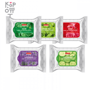 Purederm Make-up Cleansing Tissues - Очищающие салфетки для снятия макияжа 30шт. — Корейские товары для всей семьи(КорОпт)