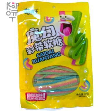 Жевательная конфета тянучка Cute Child радужная змея, 82гр &mdash; Корейские товары для всей семьи(КорОпт)