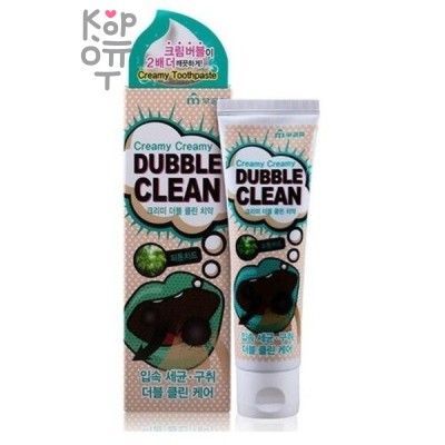 Mukunghwa Dubble Clean - Зубная паста кремовая с очищающими пузырьками и фитонцидами 110гр.