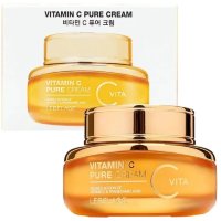 Lebelage Vitamin C Pure Cream - Крем для сияния кожи лица с витамином С и транексамовой кислотой, 55мл.