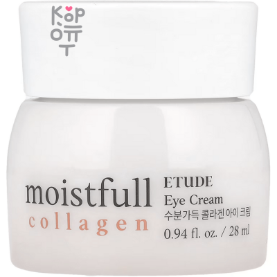 Etude House Moistfull Collagen Eye Cream - Крем для кожи вокруг глаз увлажняющий с Коллагеном 28мл.
