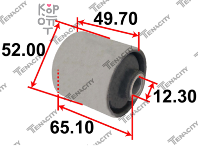 Сайлентблок 09319-12047, 46213-65D01 AAMSU1020, ASB0703 задней продольной тяги ESCUDO TA01 / SE413 / SE416 AVANTECH