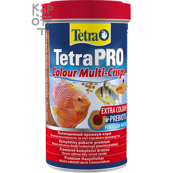 TetraPro Color Crisps корм-чипсы для улучшения окраса всех декоративных рыб 250мл.