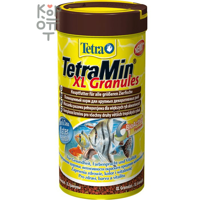 TetraMin XL Granules корм для всех видов рыб крупные гранулы 250мл.