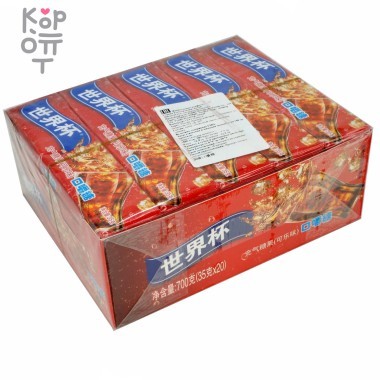 Жевательные конфеты Shijiebei со вкусом Колы — Корейские товары для всей семьи(КорОпт)
