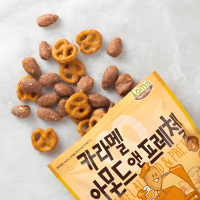 Hbaf Caramel Salted Almond & Pretzel - Миндаль с соленой карамелью и бретцелями.