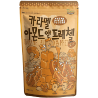 Hbaf Caramel Salted Almond & Pretzel - Миндаль с соленой карамелью и бретцелями.