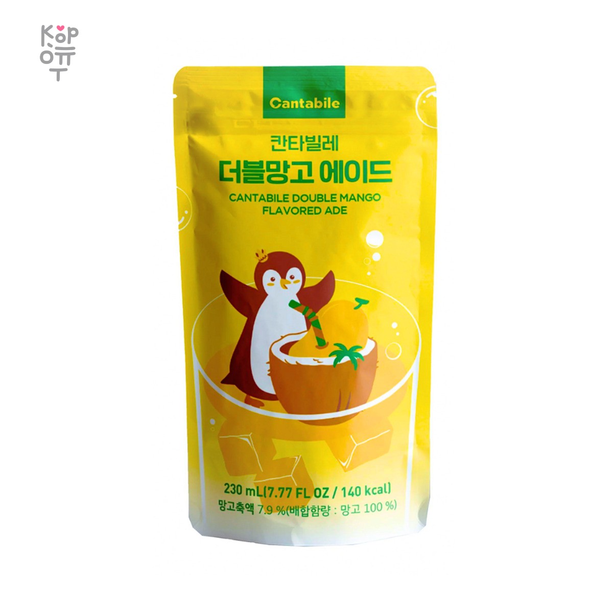 Cantabile Double mango flavored Ade — Напиток со вкусом манго, 230 мл
