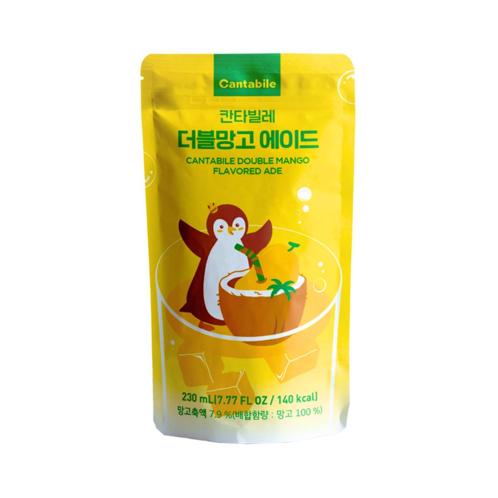 Cantabile Double mango flavored Ade — Напиток со вкусом манго, 230 мл