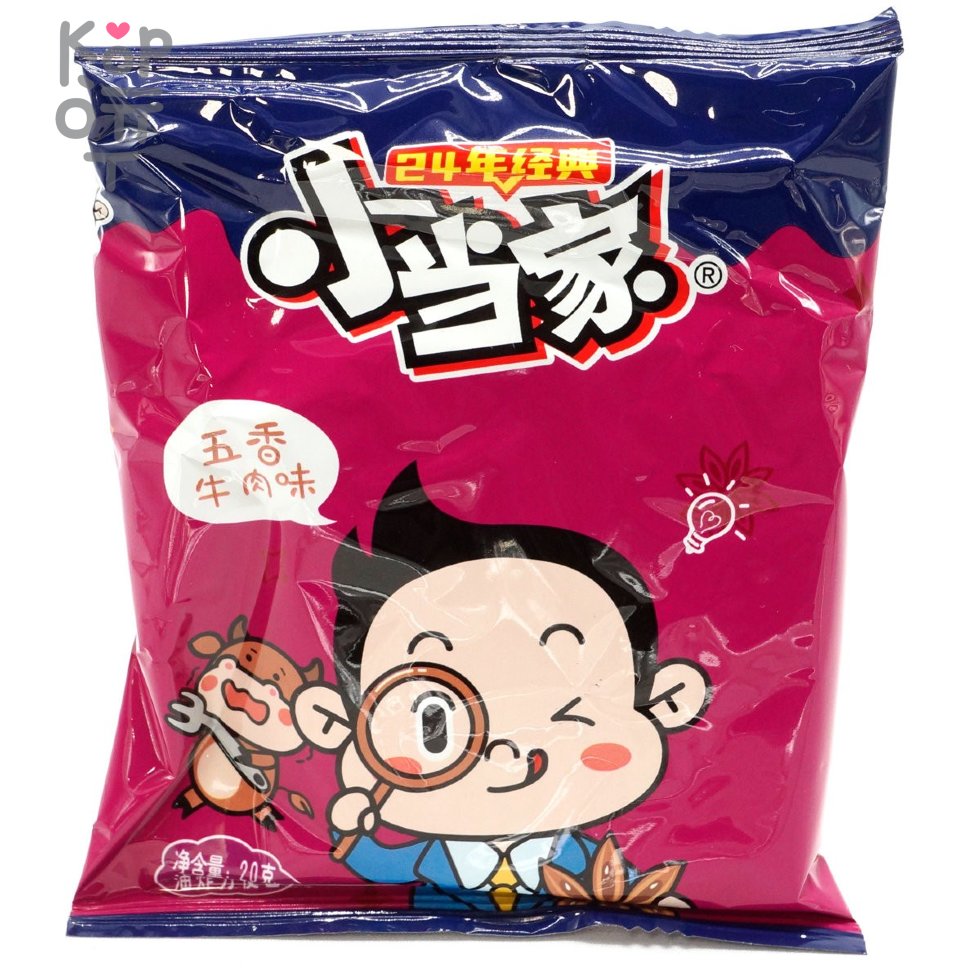 Чипсы Сяо Сяюдзя со вкусом говядины, 20гр., купить с доставкой на дом фото 1 &mdash; Корейские товары для всей семьи(КорОпт)