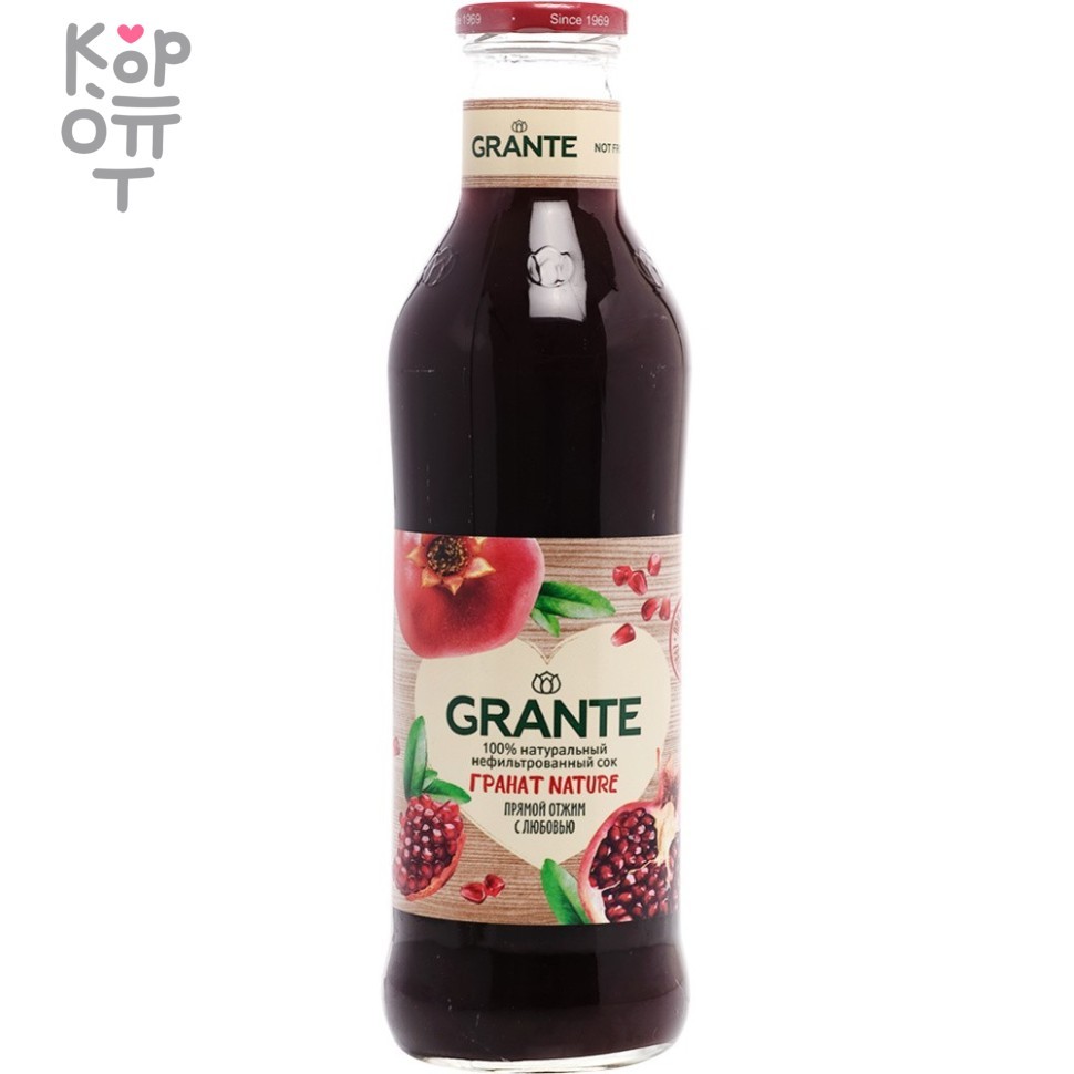 Сок гранатовый неосветленный Grante., купить с доставкой на дом фото 1 &mdash; Корейские товары для всей семьи(КорОпт)