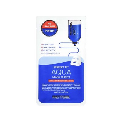 Mask Sheet Perfect Fit Aqua — Маска для лица тканевая увлажняющая, 25 мл