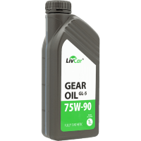LIVCAR GEAR OIL GL-5 75W90 - Масло трансмиссионное синтетическое, 1л.