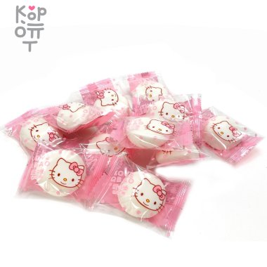 Маршмеллоу Hello Kitty Love, сэндвич с Клубничным джемом, 1кг &mdash; Корейские товары для всей семьи(КорОпт)