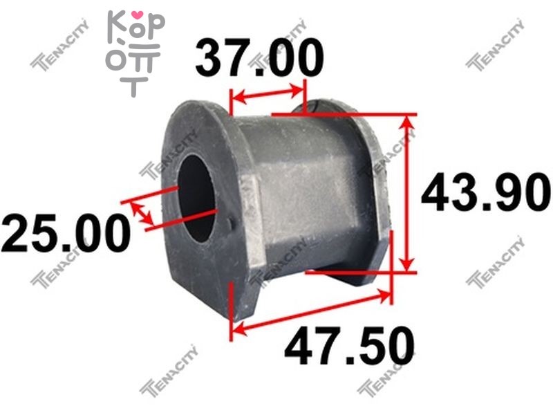 Серьга ресссоры SKL54 S4844-11170 d-25 мм