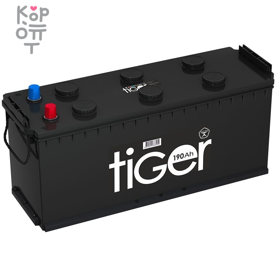 Аккумулятор Tiger 6CT-190 Морской, речной регистр 140A, TRUCK, узкая клемма