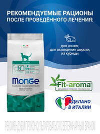 Диетический корм Monge VetSolution Cat Hepatic Гепатик для кошек при заболеваниях печени