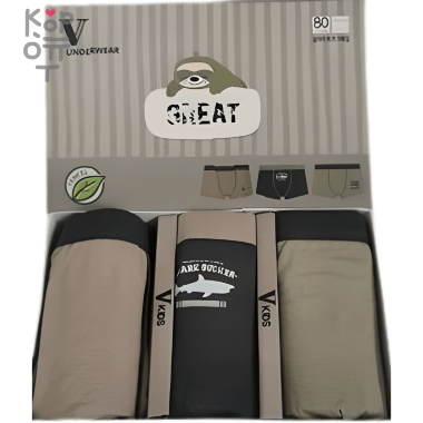 VKIDS Трусы-боксеры для мальчиков Great, упаковка 3шт., Ю.Корея.  — Корейские товары для всей семьи(КорОпт)