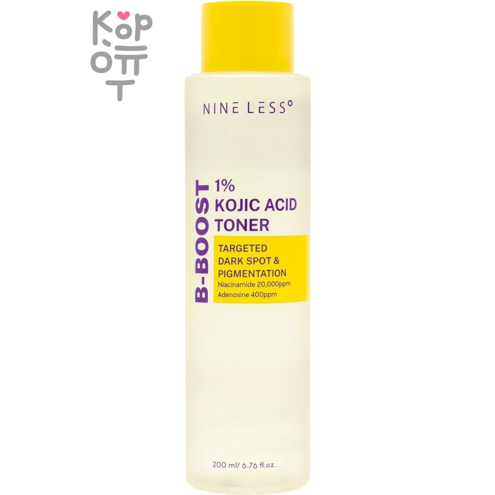 Nine Less B-Boost 1% Kojic Acid Toner - Тонер с койевой кислотой 200 мл