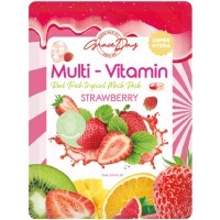 GRACE DAY MULTI-VITAMIN MASK - Тканевая маска для лица с поливитаминами "ТРОПИЧЕСКИЕ ФРУКТЫ", 27мл.
