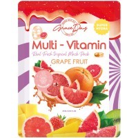 GRACE DAY MULTI-VITAMIN MASK - Тканевая маска для лица с поливитаминами "ТРОПИЧЕСКИЕ ФРУКТЫ", 27мл.