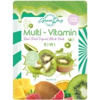 GRACE DAY MULTI-VITAMIN MASK - Тканевая маска для лица с поливитаминами "ТРОПИЧЕСКИЕ ФРУКТЫ", 27мл.