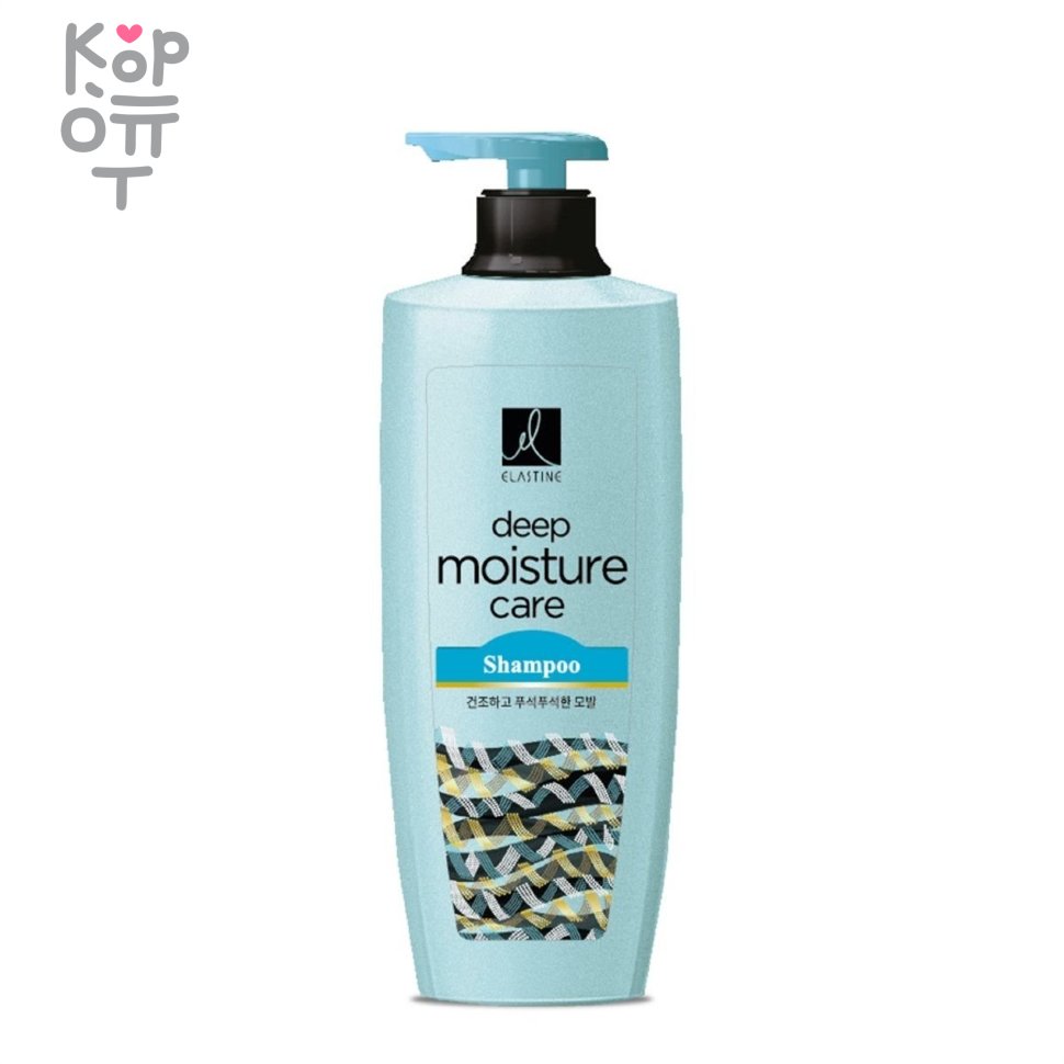 Elastine Deep Moisture Care Shampoo - Шампунь для интенсивного увлажнения  волос 400мл по цене 771 руб. в интернет магазине Корейские товары для всей  семьи(КорОпт)