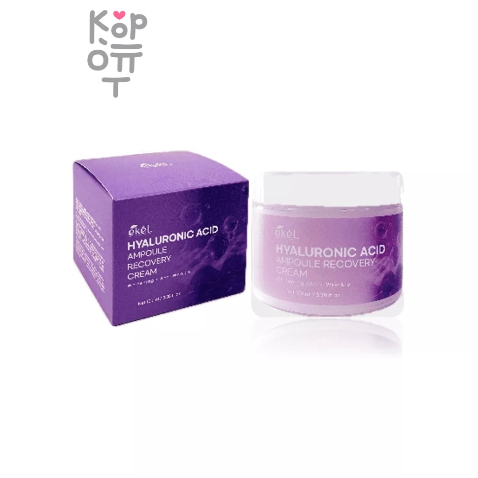 Ekel Age Recovery Cream Hyaluronic Acid - Ампульный крем для лица с гиалуроновой кислотой 100 гр