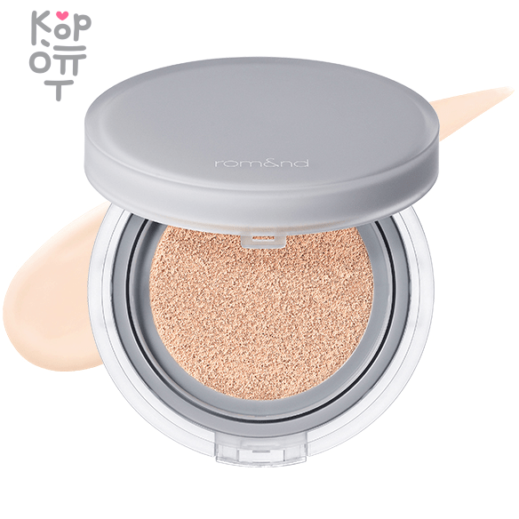 Rom&amp;Nd Nu Zero Cushion SPF24 PA++ - Увлажняющий кушон с матовым финишем 15гр. Лицо Rom&Nd Nu Zero Cushion — линейка с выбором вариантов. В КорОпт можно подобрать свежие приходы азиатской косметики с хорошим остаточным сроком годности и собрать заявку по средствам регулярного ухода.