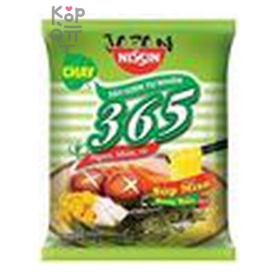 Nissin — Лапша с морскими водорослями (), 66 г, мягкая упаковка