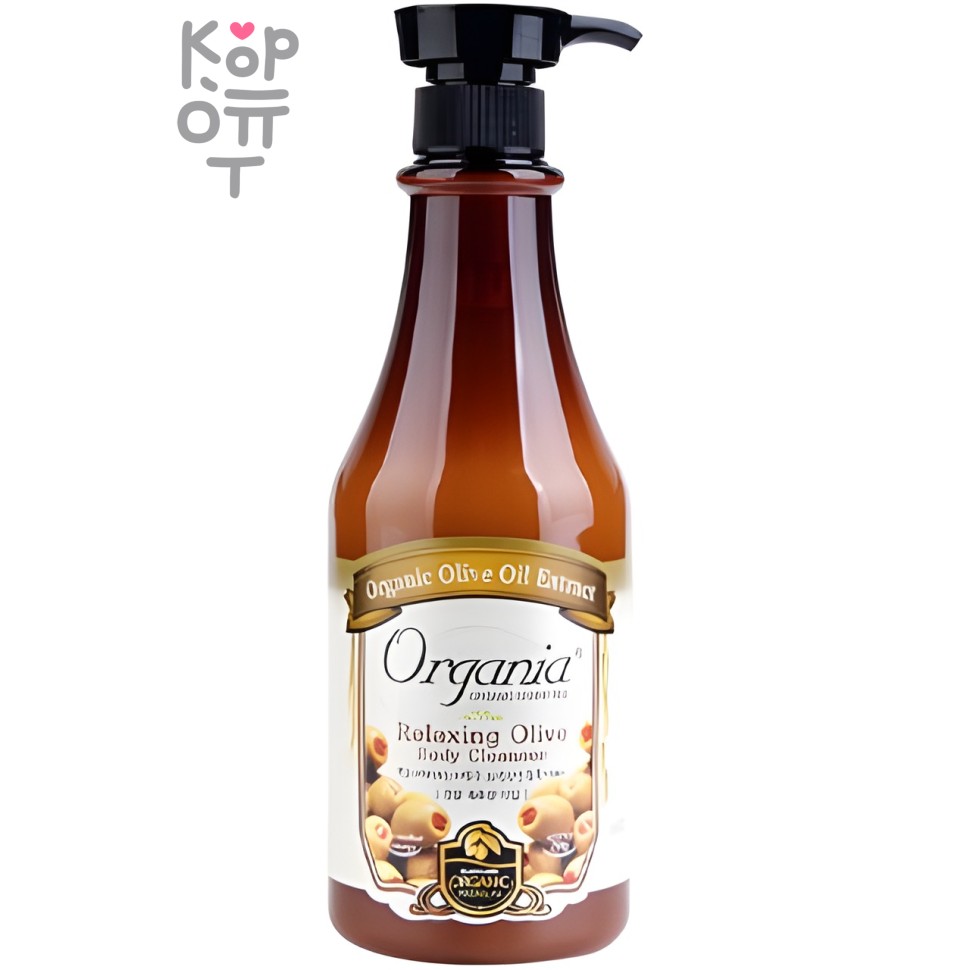 Organia Relaxing Olive Body Cleanser - Гель для душа с органическим экстрактом масла оливы 750 мл