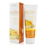 Deoproce Natural Perfect Solution Cleansing Foam — Aloe / Oatmeal Banana / Gold Edition, 170 г