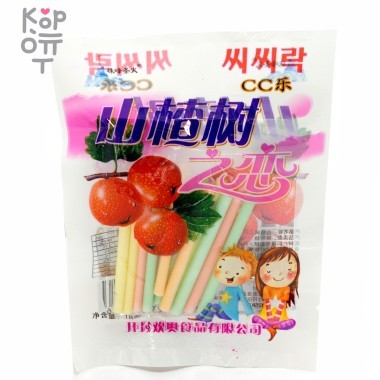 Жевательные конфеты Йогуртовые трубочки со вкусом Боярышника — Корейские товары для всей семьи(КорОпт)