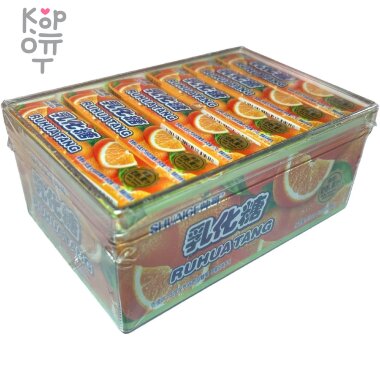 Конфеты жевательные Ruhuatang со вкусом Апельсина &mdash; Корейские товары для всей семьи(КорОпт)