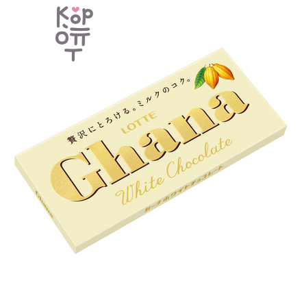LOTTE Ghana White Chocolate - Шоколад Гана белый 45гр.
