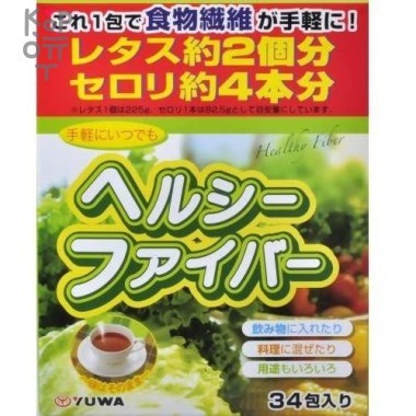 Yuwa Healthy Fiber Концентрат для приготовления безалкогольных напитков &quot;Здоровые волокна&quot; (5гр.*34шт.) — Корейские товары для всей семьи(КорОпт)