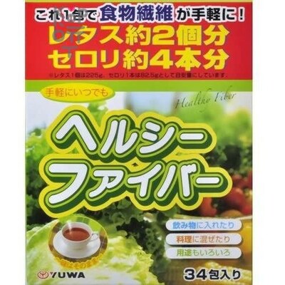 Yuwa Healthy Fiber Концентрат для приготовления безалкогольных напитков "Здоровые волокна" (5гр.*34шт.)