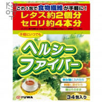 Yuwa Healthy Fiber Концентрат для приготовления безалкогольных напитков "Здоровые волокна" (5гр.*34шт.)