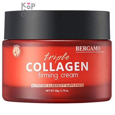 Bergamo Triple Collagen Firming Cream - Укрепляющий крем для лица с тройным Коллагеном, 50гр.