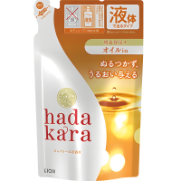 LION Hadakara Body Soap Pure rose scent - Экстра Увлажняющее мыло для тела с чистым ароматом Розы