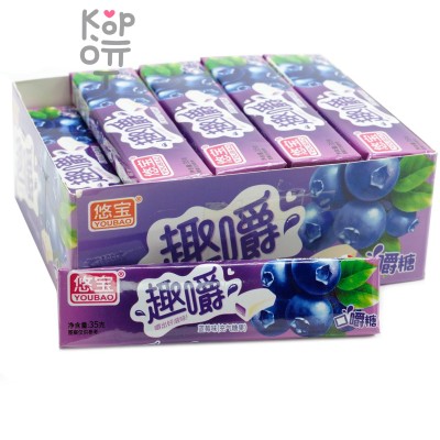 Жевательные конфеты Youbao Candy Сэндвич со вкусом Черники